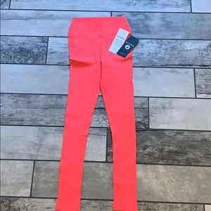 NWT hot coral leggings by Glyder size small